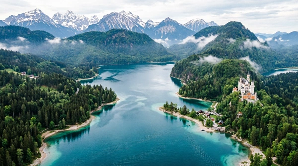 Schliersee mit Bergkulisse
