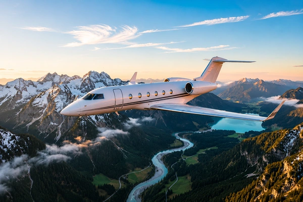 Historische Aufnahme des ersten Horizon Tours Fluges